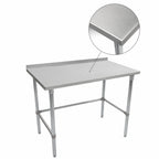 Thumbnail image #3 for John Boos Stallion ST6R1.5-2460GBK 60 x 24 Inch Stainless Steel Work Table, 16-Gauge 300 Series Top, Rear Riser, Galvanized Base