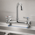 Thumbnail image #3 for Eagle Group Standard Splash-Mounted Gooseneck Faucet, 8-Inch Centers