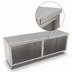 Thumbnail image #3 for John Boos 120-Inch x 30-Inch Open Front Stainless Steel Modular Base Work Table