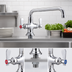 Thumbnail image #3 for OptiFlow Heavy Duty Deck Mount Dual Valve Pantry Faucet with 6-Inch Swing Spout