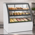 Thumbnail image #3 for Beverage-Air 49-1/4-Inch Full-Service Open-Food Rated Refrigerated Deli Case, 14 Cu. Ft., Curved Glass, White Exterior