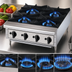 Thumbnail image #3 for Toastmaster TMHP4 24-Inch 4-Burner Manual Control Gas Countertop Hot Plate