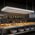 Thumbnail image #3 for Hatco Glo-Ray® 132-Inch Double Unlighted Infrared Strip Heater, Aluminum, 4640 Watts