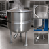 Thumbnail image #3 for Crown DL-100 100 Gallon Direct Steam Stationary Kettle with 2/3 Jacket