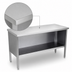 Thumbnail image #3 for Open Front Enclosed Base Work Table with 14-Gauge Stainless Steel Flat Top, 36 x 30 Inches