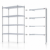 Thumbnail image #3 for EagleGard 4-Tier Add-On Wire Shelving Unit, 42W x 21D x 74H