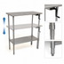 Thumbnail image #3 for Eagle Group AdjusTable ADA/Ergonomic Height Adjustable Stainless Steel Work Table, 60 x 24 Inches