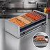 Thumbnail image #3 for Roll-A-Grill 36 Hot Dog Slanted Roller Grill with 10 Chrome Rollers, 120V