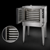 Thumbnail image #3 for Blodgett Zephaire Series Bakery Depth Single Deck Gas Convection Oven, 5-Pan Capacity, ENERGY STAR