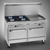 Thumbnail image #3 for Southbend Ultimate 60-Inch Gas Restaurant Range with 4 Pyromax Burners, 24-Inch Griddle, and 2 Convection Ovens