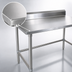 Thumbnail image #3 for John Boos Stallion 108-Inch x 36-Inch Stainless Steel Work Table with 5-Inch Backsplash and Safety Edge