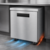 Thumbnail image #3 for Hoshizaki Steelheart 27-Inch One-Section Undercounter Reach-In Refrigerator, 7.21 Cu. Ft., Solid Door, Rear-Mounted Self-Contained
