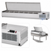 Thumbnail image #4 for Turbo Air E-Line 70-7/8-Inch Countertop Salad Prep Table with Side-Mounted Self-Contained Refrigeration, 8 GN 1/3 Pan Capacity