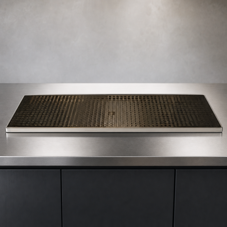 Product image #3 for Micro Matic 30-Inch Surface Mount Stainless Steel Drip Tray Trough with Perforated PVD Brass Screen