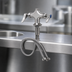 Thumbnail image #4 for T&S Brass Stainless Steel Single-Hole Deck-Mount Mixing Faucet with Swivel Outlet, Less Nozzle