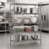 Thumbnail image #3 for Metro Super Erecta Stationary Starter Wire Shelving Unit, 36W x 24D x 63H, 4 Shelves, Metroseal Gray Epoxy-Coated Finish with Microban