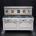 Thumbnail image #3 for Ultimate 72-Inch Gas Restaurant Range with 5 Burners, 36-Inch Griddle, and Dual Convection Ovens