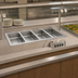 Thumbnail image #3 for Wells MOD-400D Top-Mount Built-In Electric Hot Food Well with 4 Full-Size Pan Openings, Wet/Dry Operation