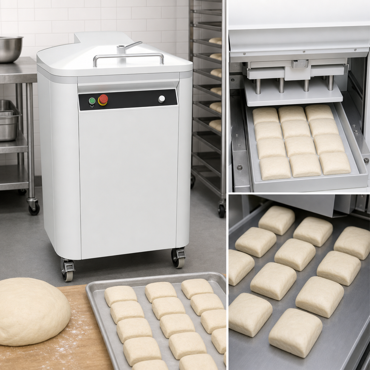 Product image #3 for Univex AQD60 Automatic Square Dough Divider