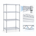Thumbnail image #3 for Eagle Group 4-Tier Wire Shelving Starter Unit, 24 x 21 x 74 Inches, Chrome-Plated