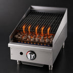 Thumbnail image #3 for Star (Middleby) Star-Max 6015CBF 15-Inch Countertop Lava Rock Gas Charbroiler, Manual Controls, 40,000 BTU