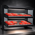 Thumbnail image #3 for Hatco HXMS-24D 24-Inch Countertop Slant Heated Merchandiser with LED Lighting