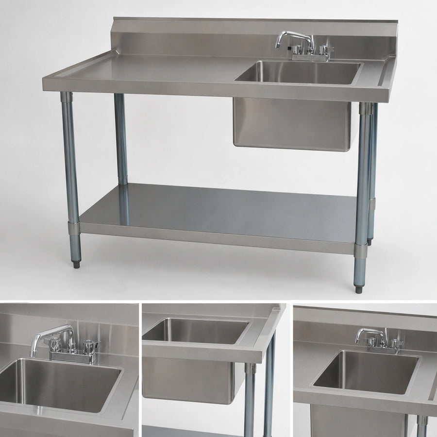 Integrated Right-Side Sink