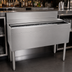 Thumbnail image #3 for Glastender IBA-42 42-Inch Wide Underbar Ice Bin with Sliding Stainless Steel Cover
