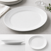 Thumbnail image #3 for Brechia Oval Coupe Porcelain Platter, 12-1/2 x 9 x 1-3/4 Inch, White