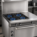 Thumbnail image #3 for Imperial Spec Series 36-Inch Heavy Duty Gas Range with 3 Open Burners, 3 Hot Tops, and Standard Oven