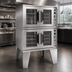 Thumbnail image #3 for Lang Marine ECOD-AT2M Full-Size Extra-Deep Double-Deck Electric Convection Oven