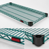 Thumbnail image #3 for EagleGard Quad-Adjust Wire Shelf, 60 x 21 Inches, 600 lb Capacity, Blue-Green Hybrid Epoxy Finish