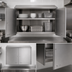 Thumbnail image #3 for Glastender 24-Inch Wall-Mounted Stainless Steel Wall Cabinet with 2 Hinged Doors