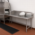 Thumbnail image #3 for John Boos Pro-Bowl 108-Inch Straight Clean Dishtable with 10-Inch Boxed Backsplash, Right-to-Left Operation, 14-Gauge Stainless Steel