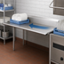 Thumbnail image #3 for John Boos E-Series Clean Straight Right-to-Left Dish Table, 48 x 30 Inches, 18-Gauge 300 Series Stainless Steel