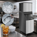 Thumbnail image #3 for Koolaire KYT0420W Commercial Half-Dice Cube Ice Maker, Water-Cooled Self-Contained, 435 lb/24 Hr, 22 in. Wide
