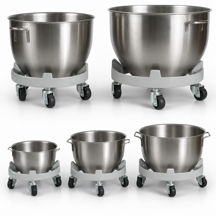 Product image #3 for Uniworld Heavy-Duty Bowl Dolly/Truck for 20 to 140 Qt Bowls