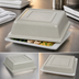 Thumbnail image #4 for Cambro Versa Camcover Square Fiberglass Plate Cover, 8-5/8 Inch Inside, No Vent Hole, Antique Parchment