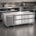 Thumbnail image #4 for Vulcan Achiever 84-Inch Self-Contained Refrigerated Base with 4 Drawers and Marine Top