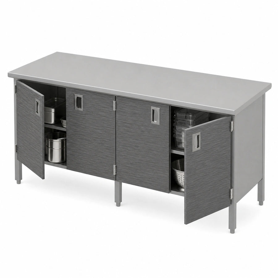 Cabinet Base with Hinged Doors