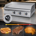 Thumbnail image #3 for Admiral Craft Countertop Electric Griddle, 30 Inch x 15-1/2 Inch Cooking Surface, Stainless Steel, 208/240V