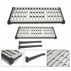 Thumbnail image #3 for Cambro Camshelving® Elevation EWSSK1424V580 Vented Antimicrobial Wall-Mounted Shelf Kit, 14 x 24 Inches, Brushed Graphite