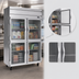 Thumbnail image #3 for Beverage-Air Horizon Series Two-Section Reach-In Freezer with 4 Half-Glass Doors