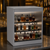 Thumbnail image #3 for Glastender Open Front Back Bar Liquor Display Cabinet, 30 Inch Wide, 3-Step Display with LED Lighting