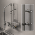 Thumbnail image #3 for T&S Brass EasyInstall Wall-Mount Pre-Rinse Unit with Add-On Faucet and 12-Inch Swing Nozzle