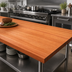 Thumbnail image #3 for Boos Block American Cherry Edge Grain Kitchen Countertop, 108 x 32 x 2-1/4 Inch, Varnique Finish