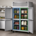 Thumbnail image #3 for True SPEC SERIES Two-Section Reach-In Refrigerator/Freezer with 4 Half Doors, Stainless Steel Exterior