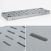 Thumbnail image #4 for Eagle Quik-Set Louvered Solid Shelf, 36 in. W x 18 in. D, 16 Gauge Galvanized Steel