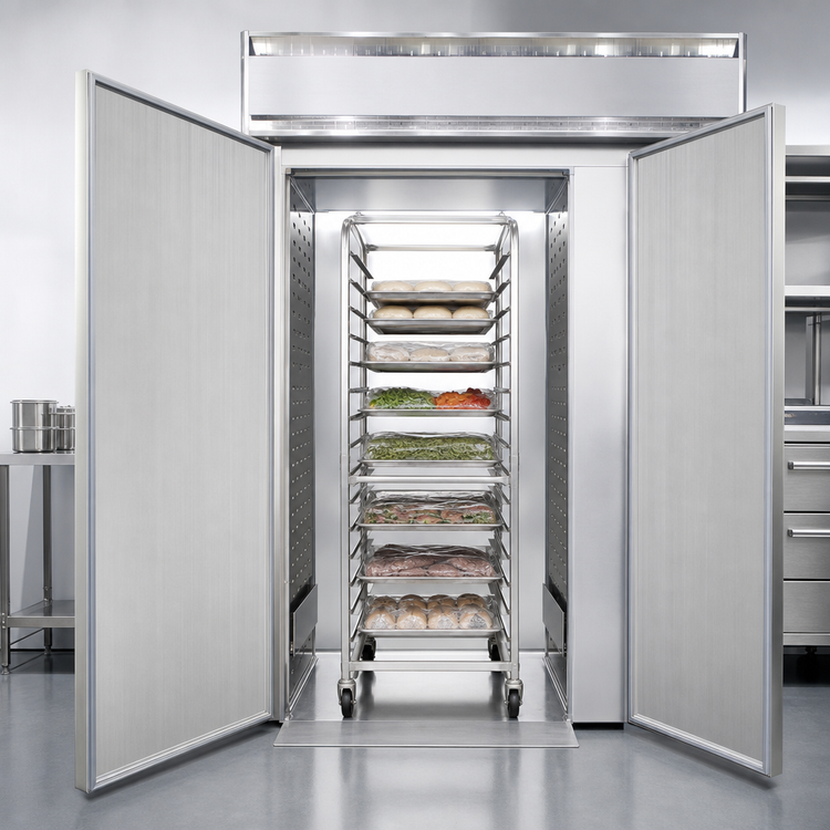 Product image #3 for Continental Refrigerator Designer Line D2FINSART Two-Section Standard Depth Roll-Thru Freezer