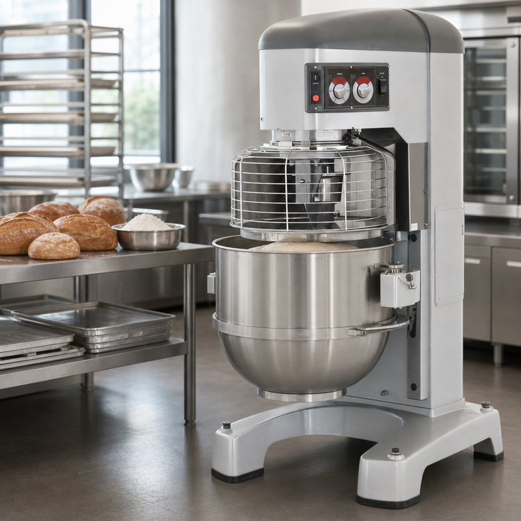 Product image #3 for Hobart Legacy+ HL800-1STD 80-Quart Floor Model Planetary Mixer with Power Bowl Lift and SmartTimer